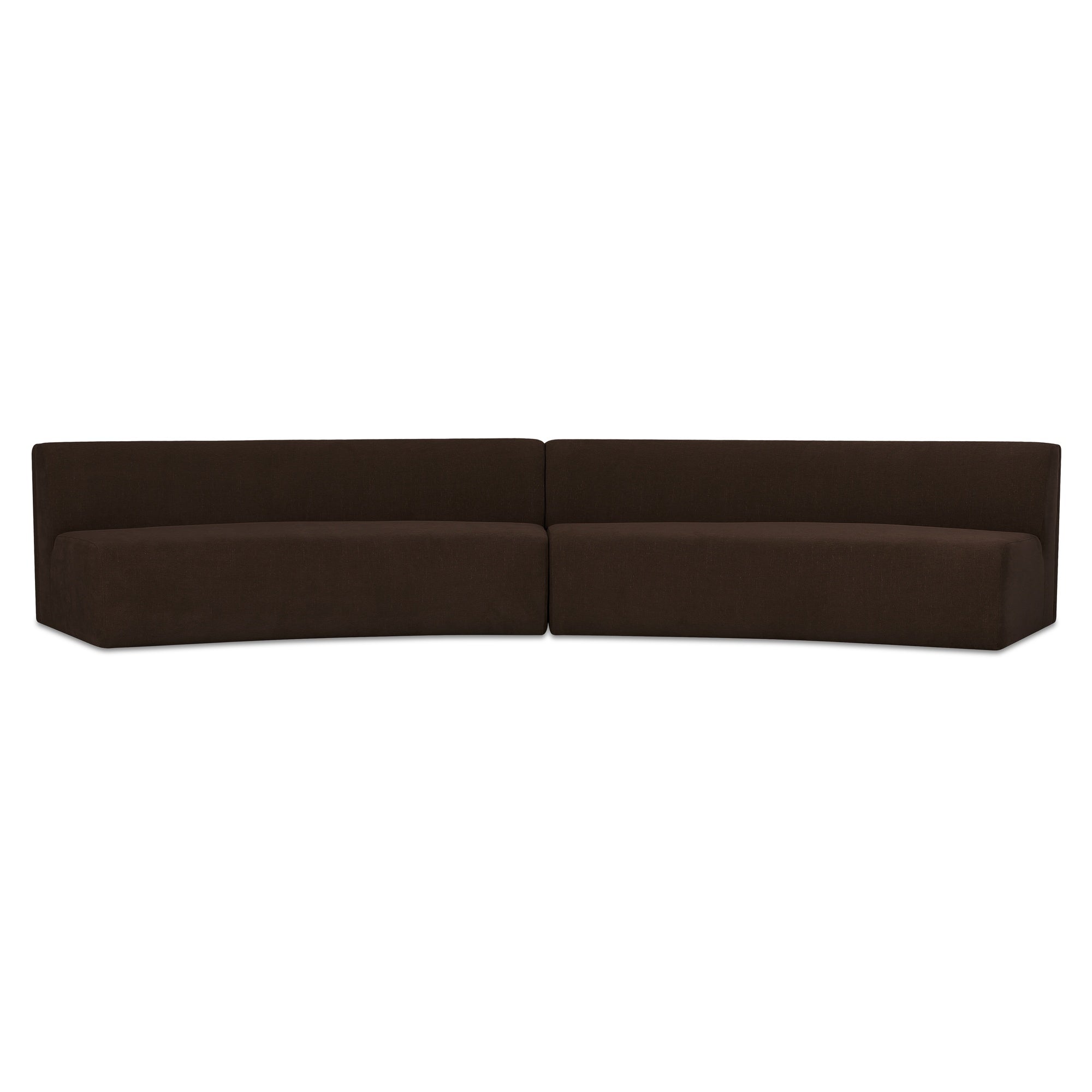 Moe's Home Naomi 2 Piece Concave Modular Sectional