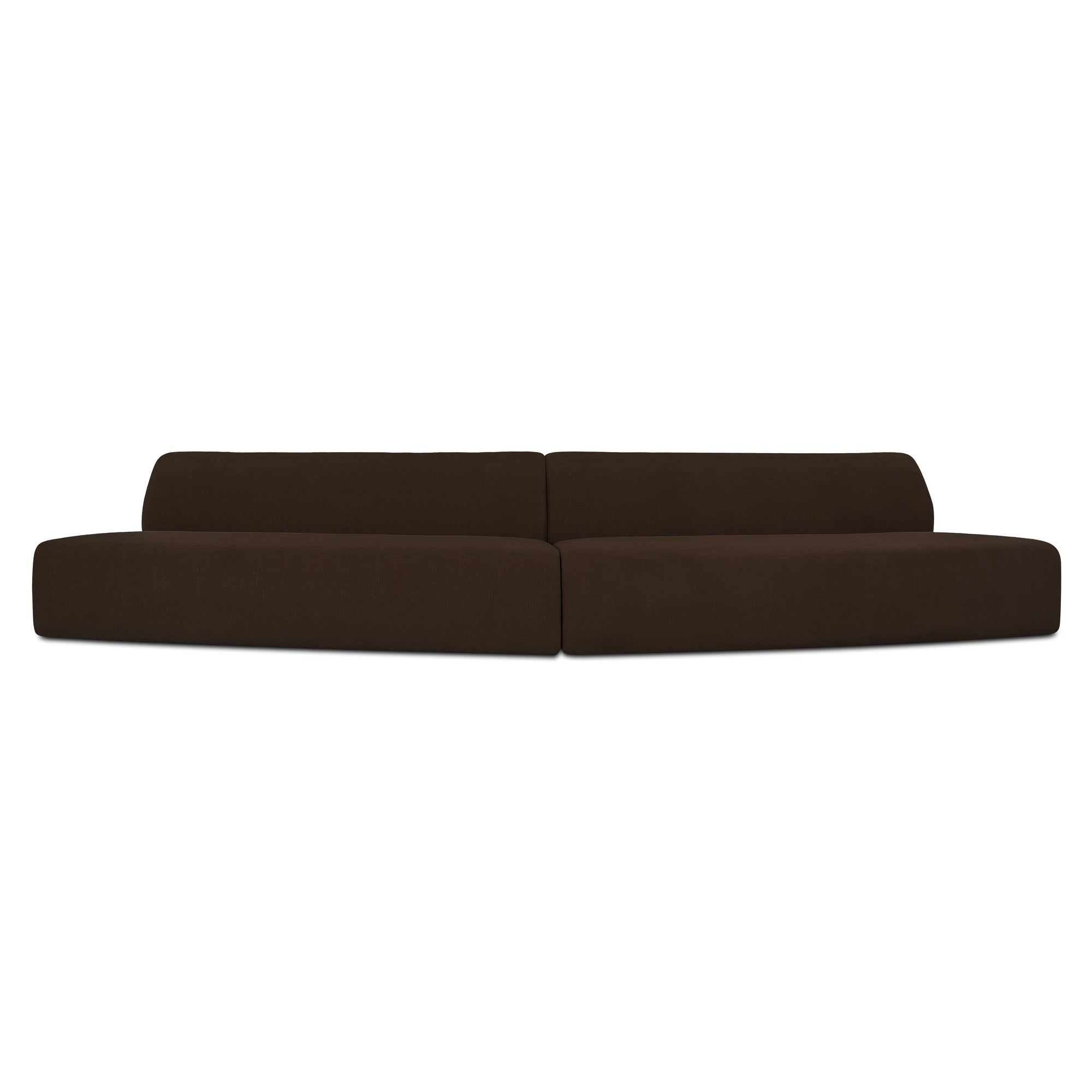 Moe's Home Naomi 2 Piece Convex Modular Sectional