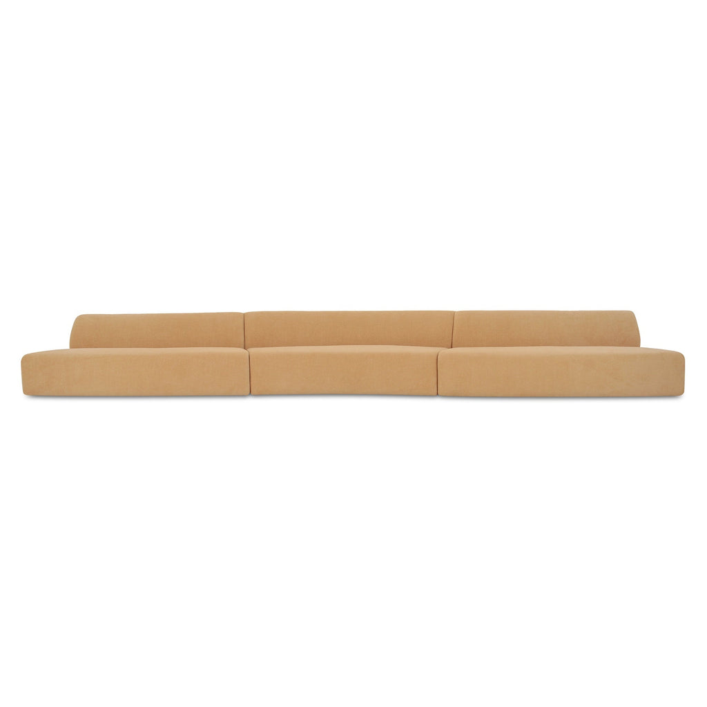 Moe's Home Naomi 3 Piece Wave Modular Sectional