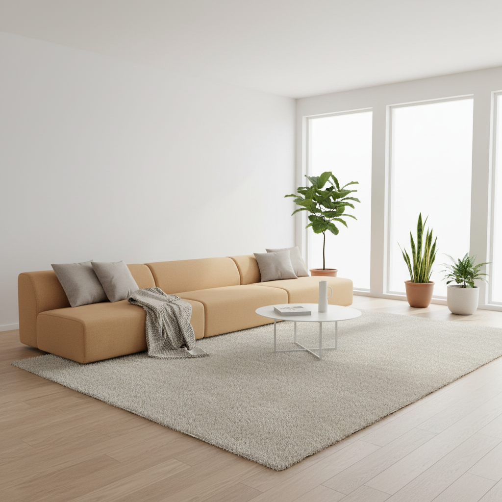 Moe's Home Naomi 3 Piece Wave Modular Sectional