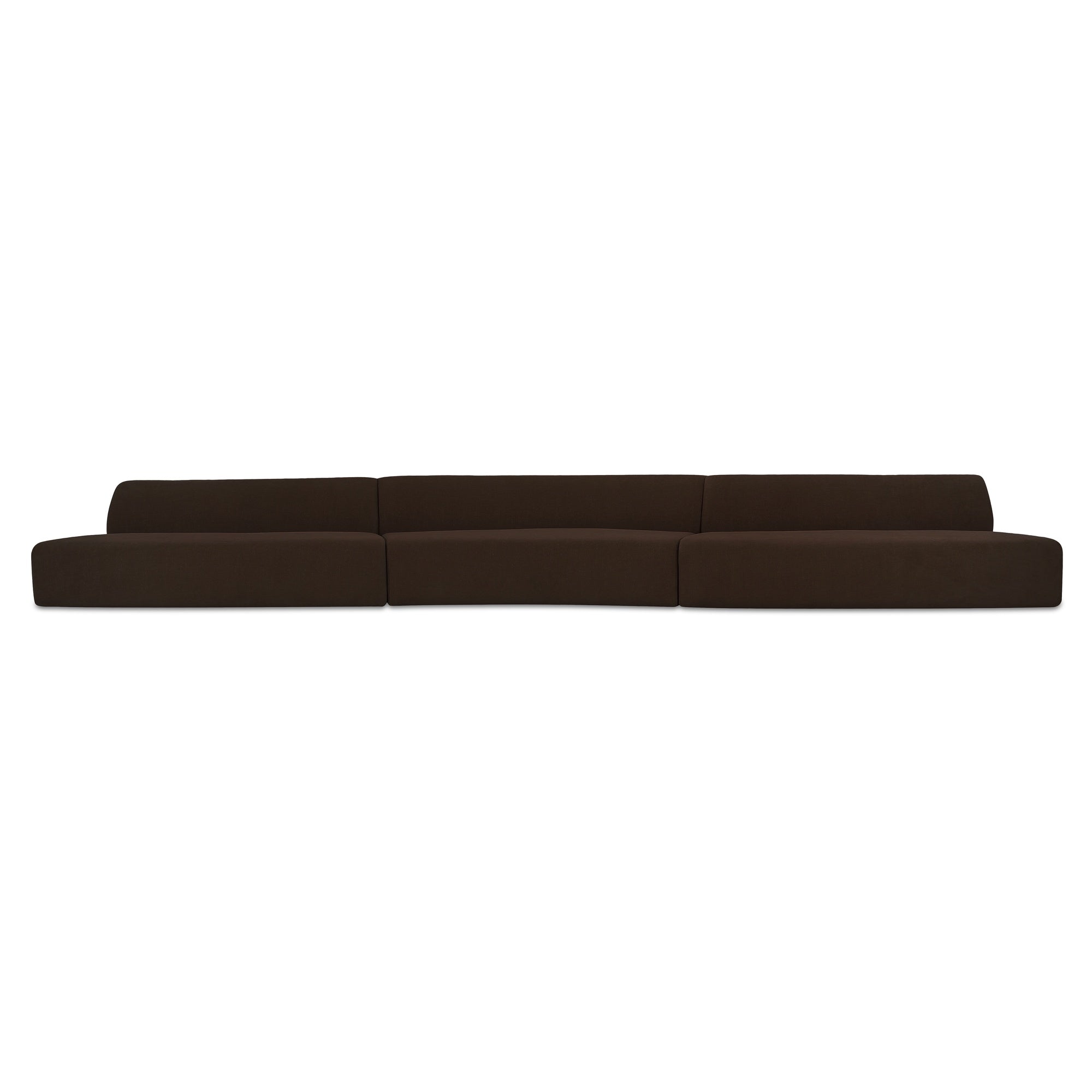 Moe's Home Naomi 3 Piece Wave Modular Sectional