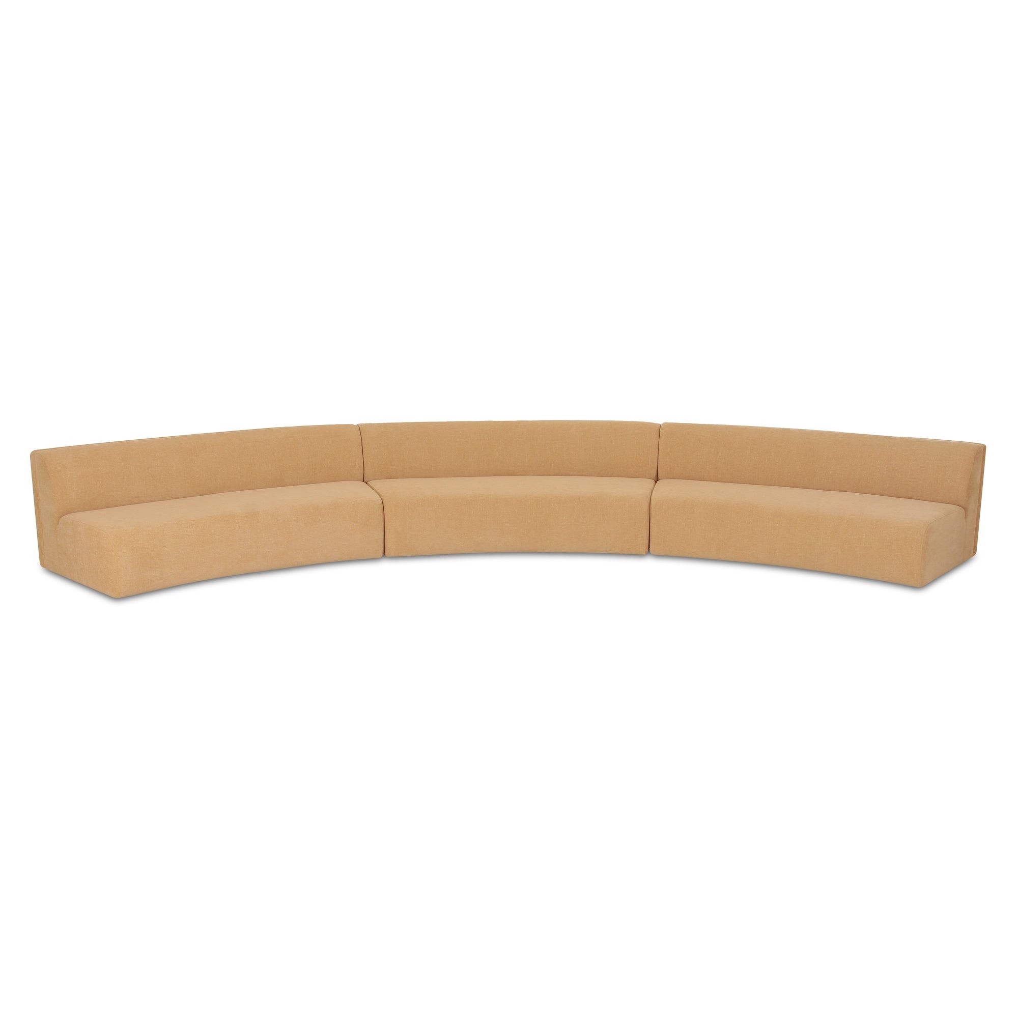 Moe's Home Naomi 3 Piece Concave Modular Sectional