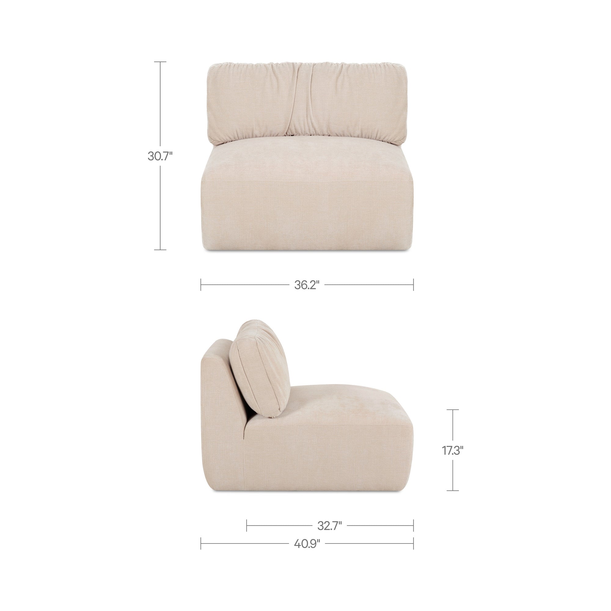 Moe's Home Matina Slipper Chair