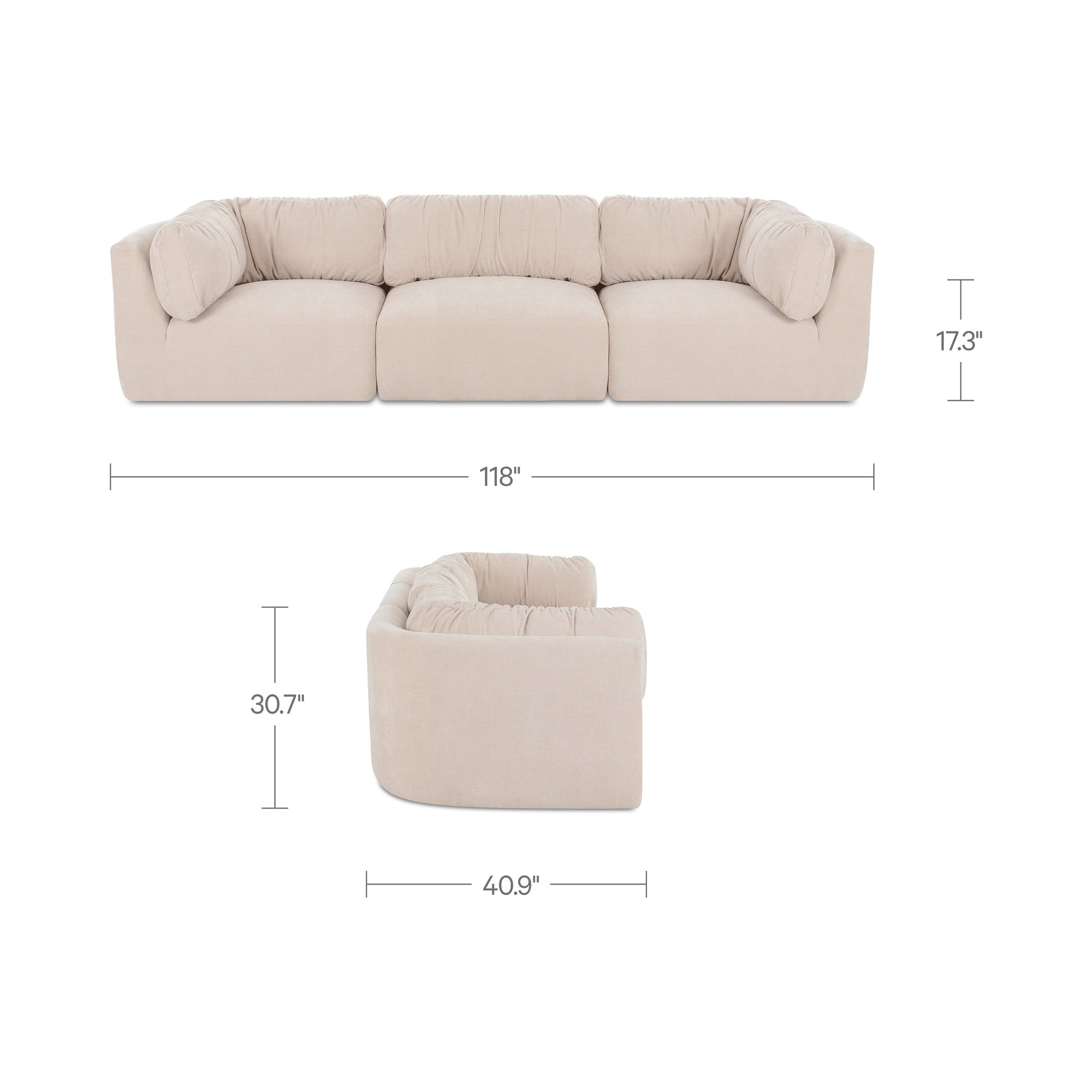 Moe's Home Matina Modular Sofa