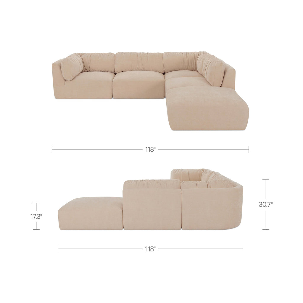 Moe's Home Matina Dream Modular Sectional