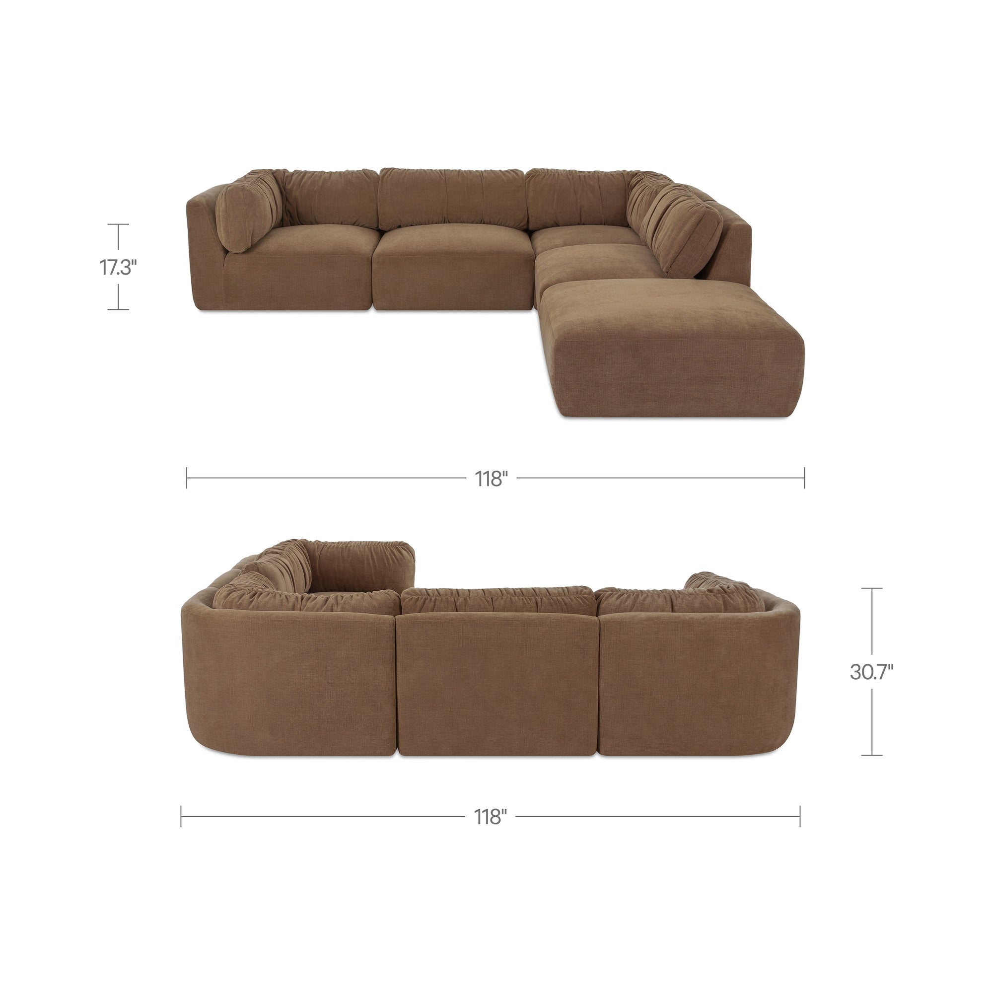 Moe's Home Matina Dream Modular Sectional