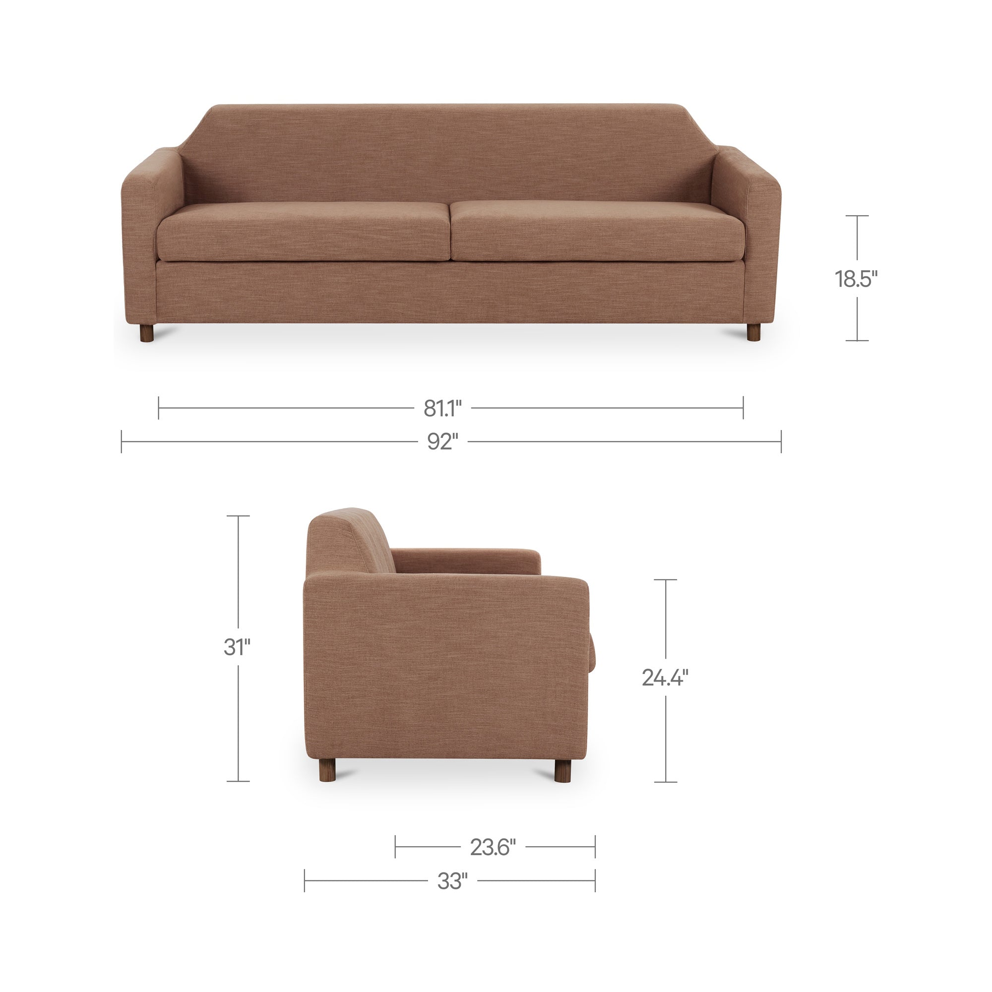 Moe's Home Finch Sofa