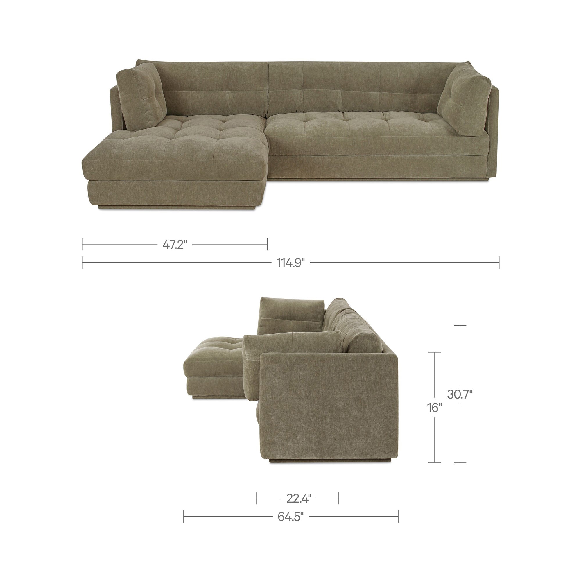Moe's Home Mischa Sectional