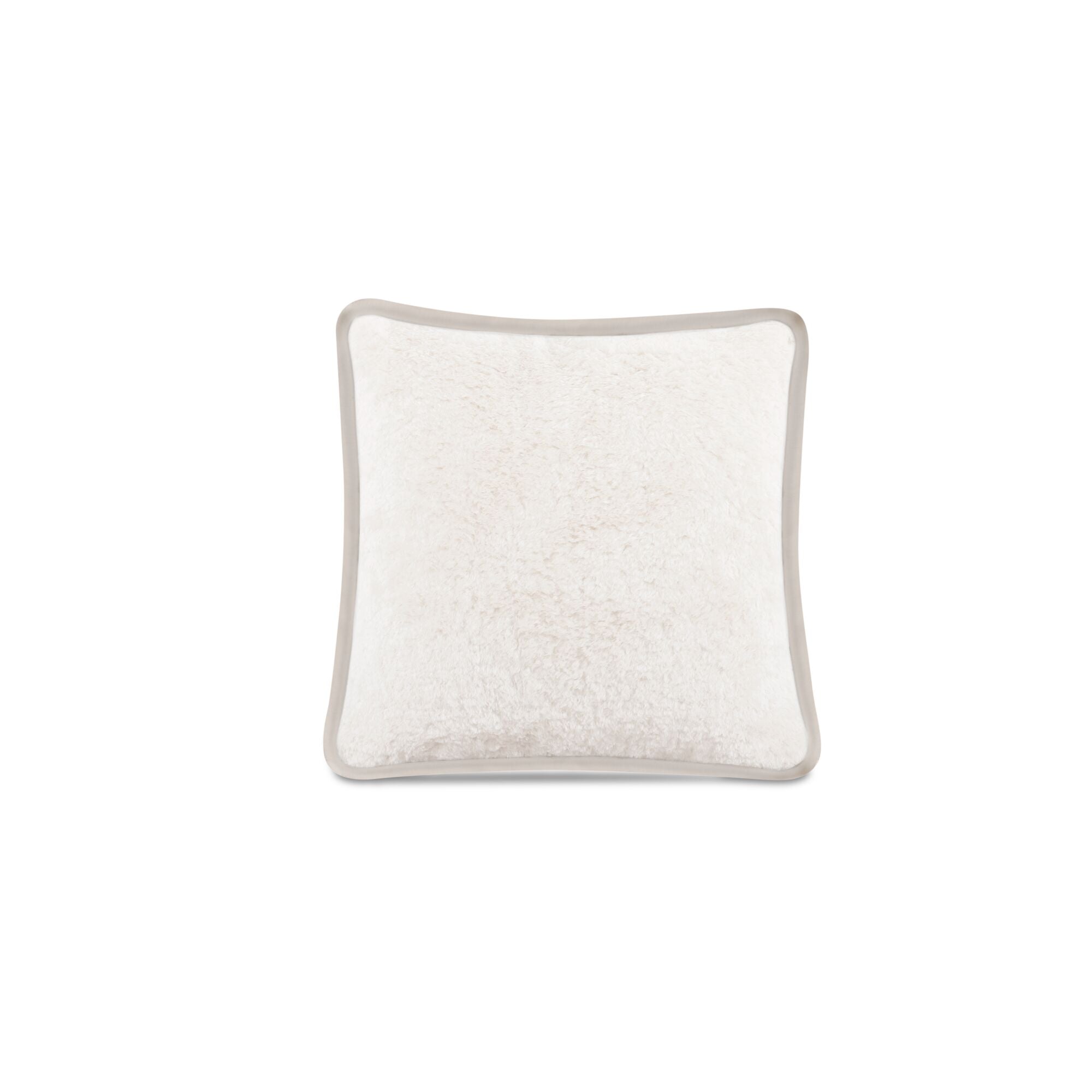Moe's Home Carr 25" Cushion Faux Fur Cream