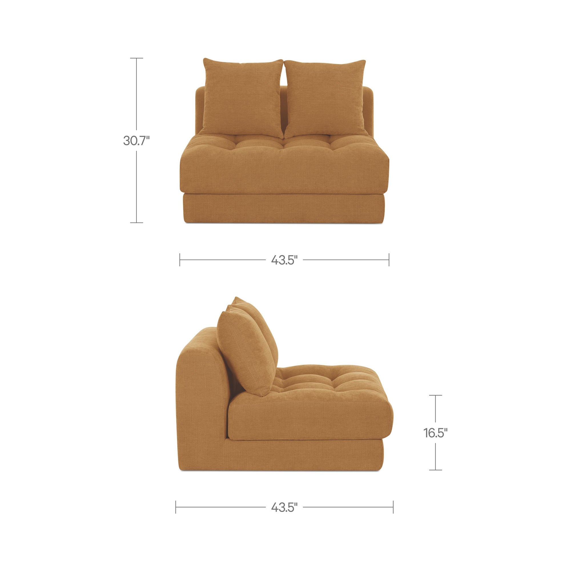 Moe's Home Davie Slipper Chair