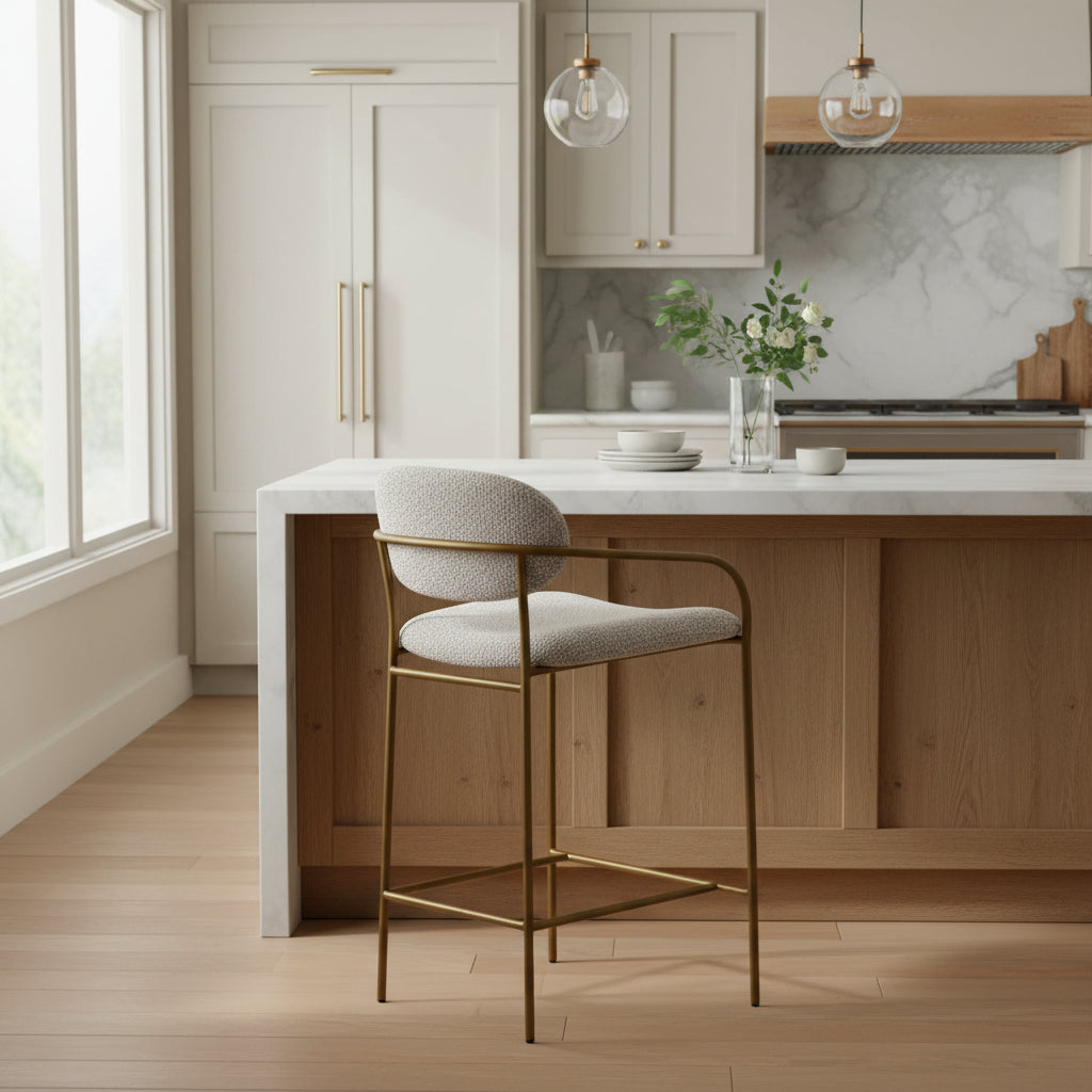 LH Home Oasis Arm Counter Stool