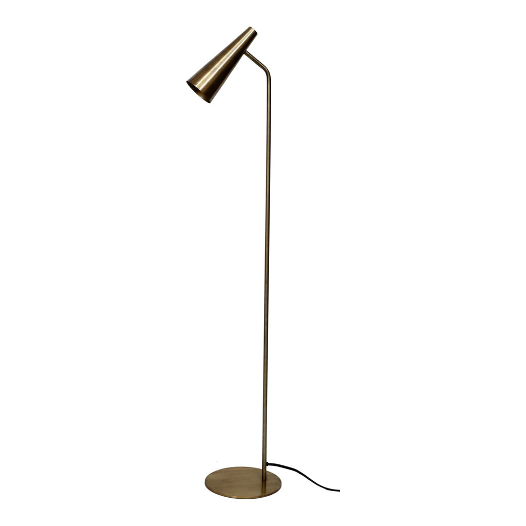Moe's Home Trumpet Floor Lamp Gold