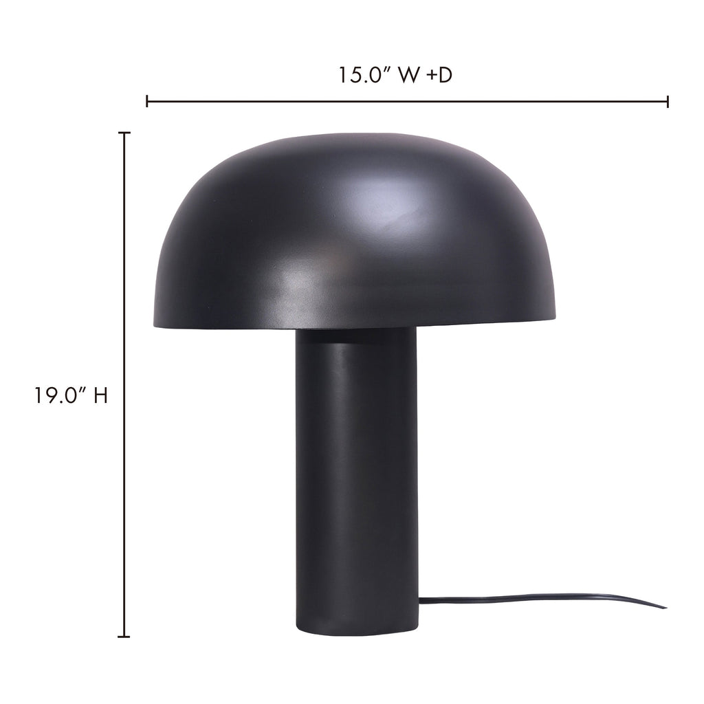 Moe's Home Nanu Table Lamp Black