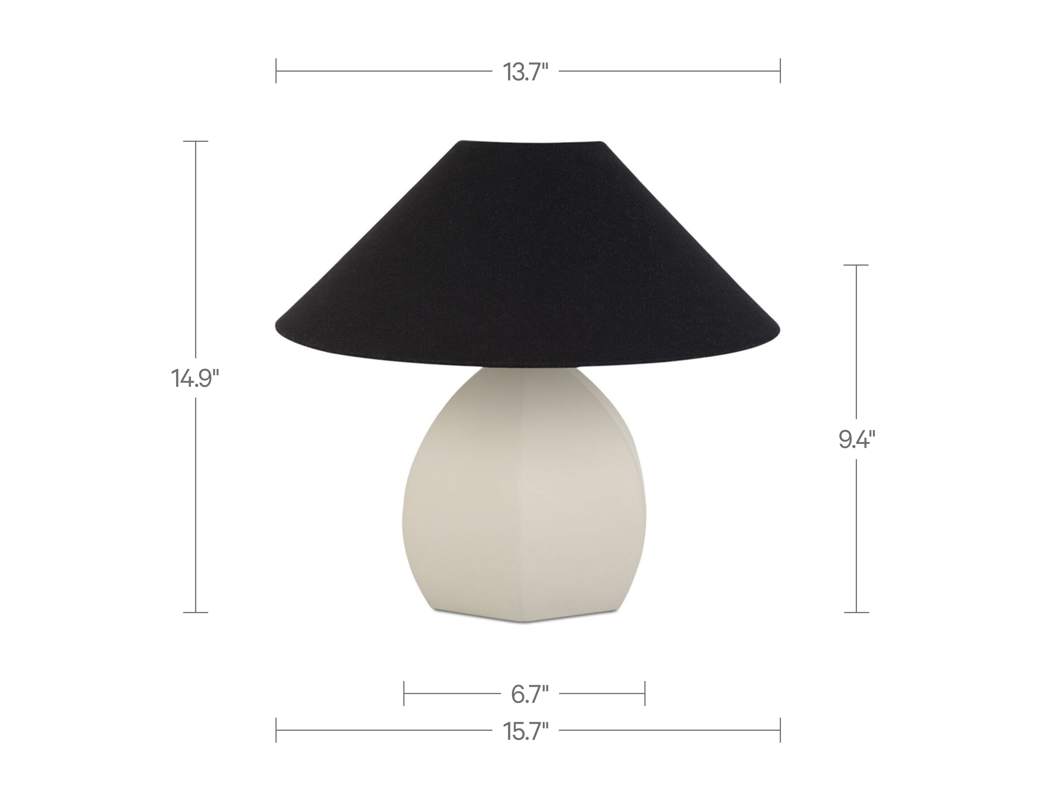 Moe's Home Keeley Table Lamp White