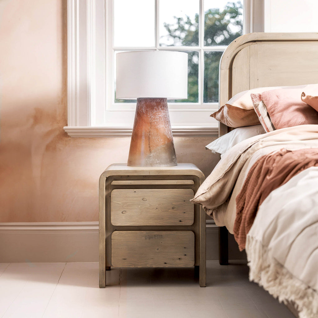 LH Home Opera 2 Drawer Nightstand