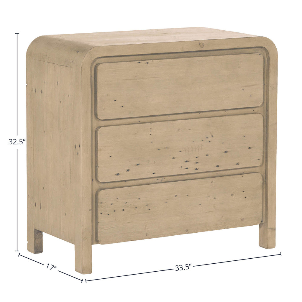 LH Home Opera 3 Drawer Small Chest