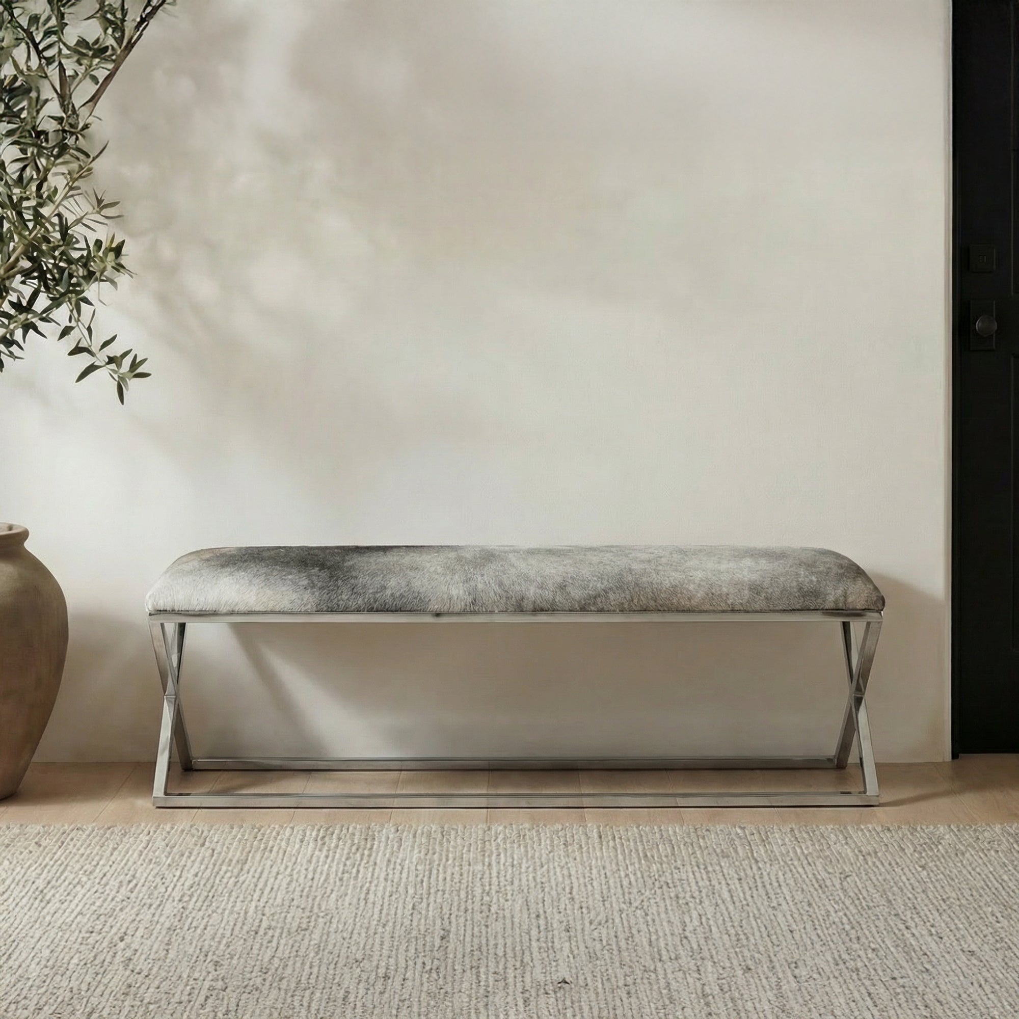 Moe's Home Rossi Bench Grey
