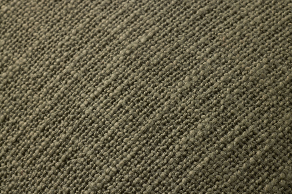 Loloi PLL0109 Linen Throw Pillow with Whipstitch Edge