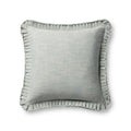 Loloi PLL0210 Linen Pleated Ruffle Edge Throw Pillow