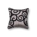 Loloi P0010 Grey / Black 18 " x 18" Pillow
