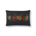 Loloi P0561 Black / Multi 13" x 21" Pillow