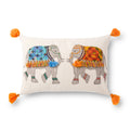 Loloi P0871 Natural / Multi 13" x 21" Pillow
