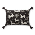 Loloi PLL0027 Black / Ivory 13" x 21" Pillow