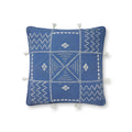 Loloi PLL0049 Blue / Ivory 18 " x 18" Pillow