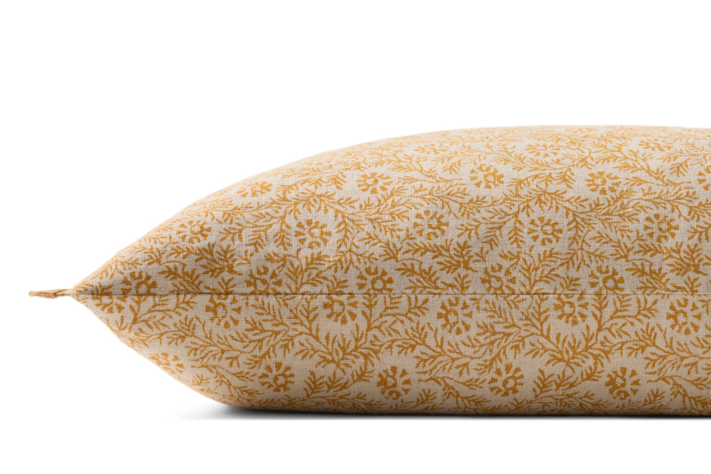 Loloi PLL0194 Floral Linen Throw Pillow