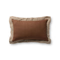 Loloi PLL0196 Brown 13" x 21" Pillow