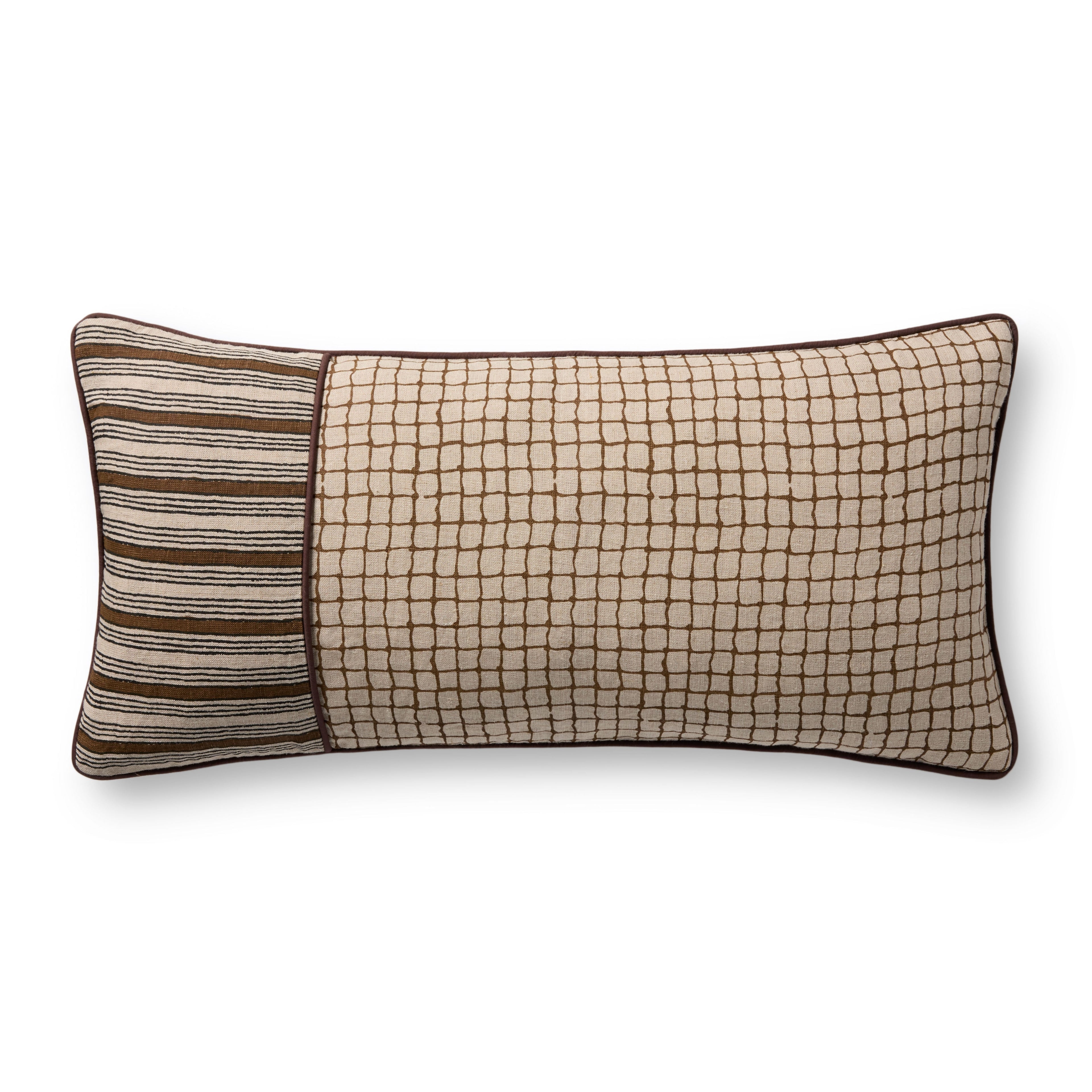 Loloi PLL0198 Lumbar Pillow - 12" x 27"