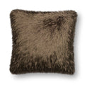 Loloi P0245 Brown and Green 22" x 22" Pillow
