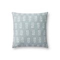 Chris Loves Julia x Loloi Tully Light Blue 18" x 18" Pillow