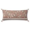Loloi PLL0112 Rose / Ivory 13" x 35" Pillow