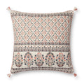Loloi PLL0115 Pink / Multi 22" x 22" Pillow