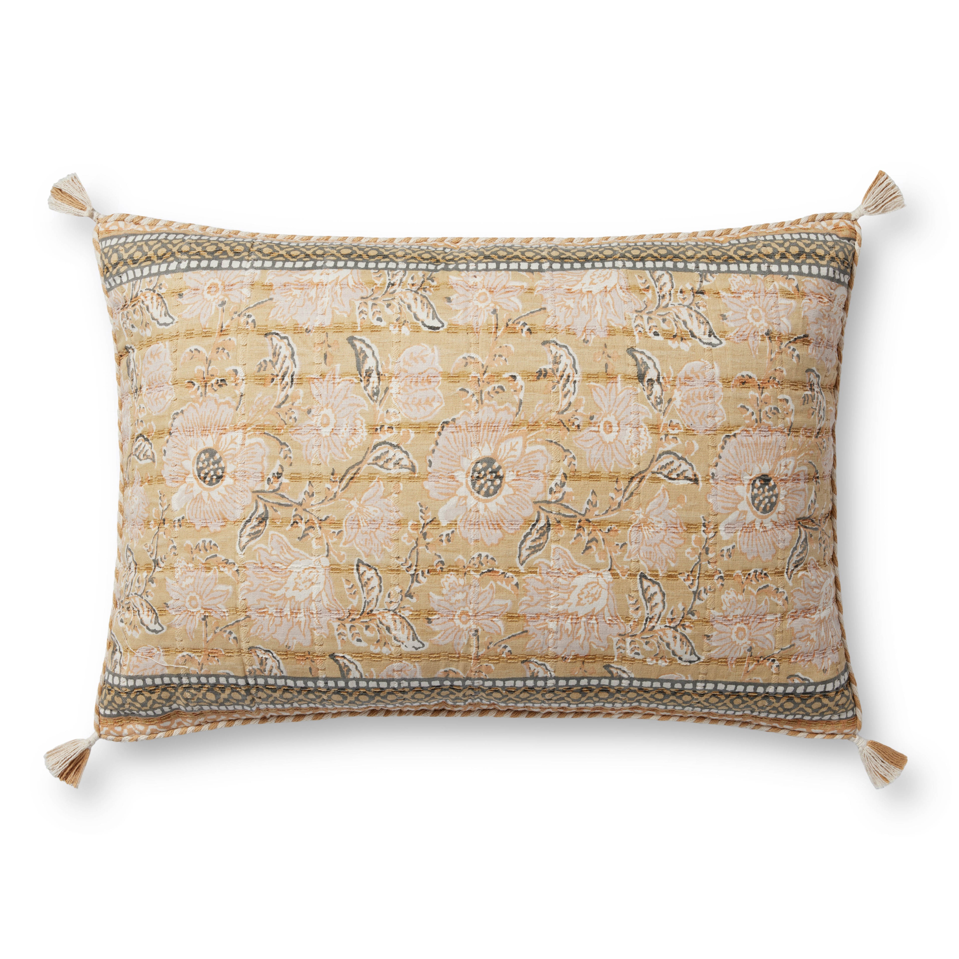 Loloi PLL0116 Wheat / Multi 16" x 26" Pillow