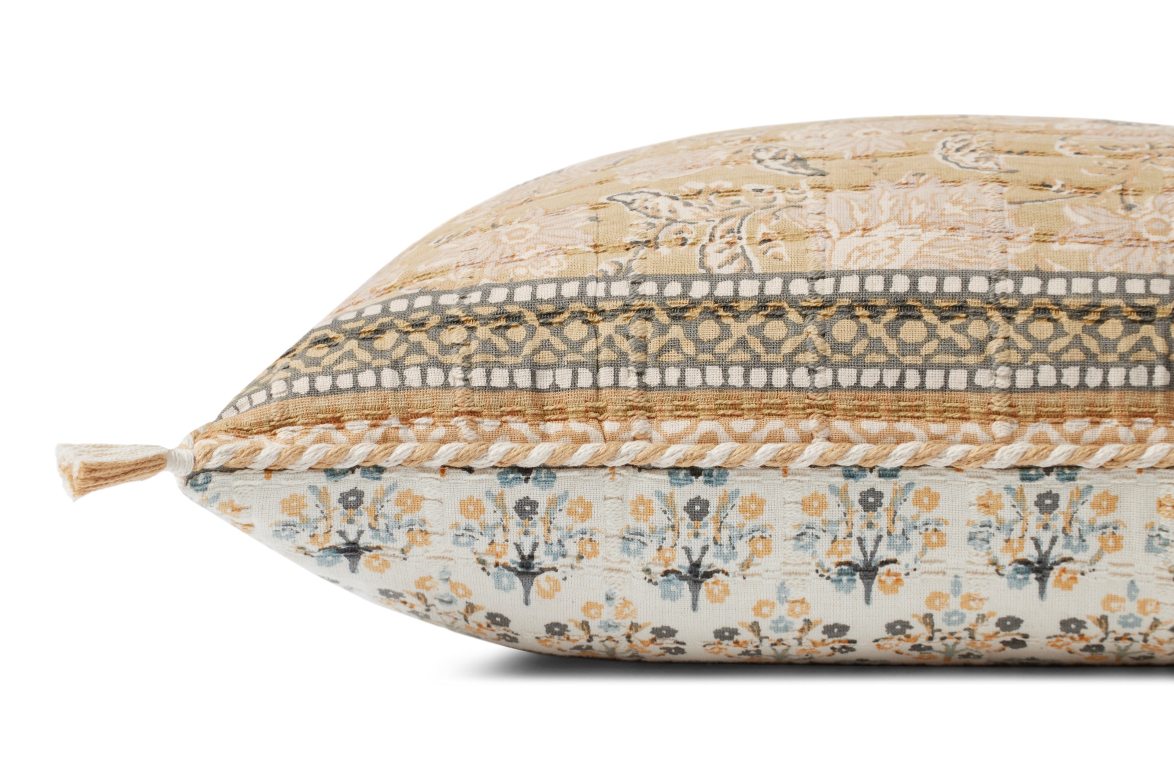 Loloi PLL0116 Wheat / Multi 16" x 26" Pillow