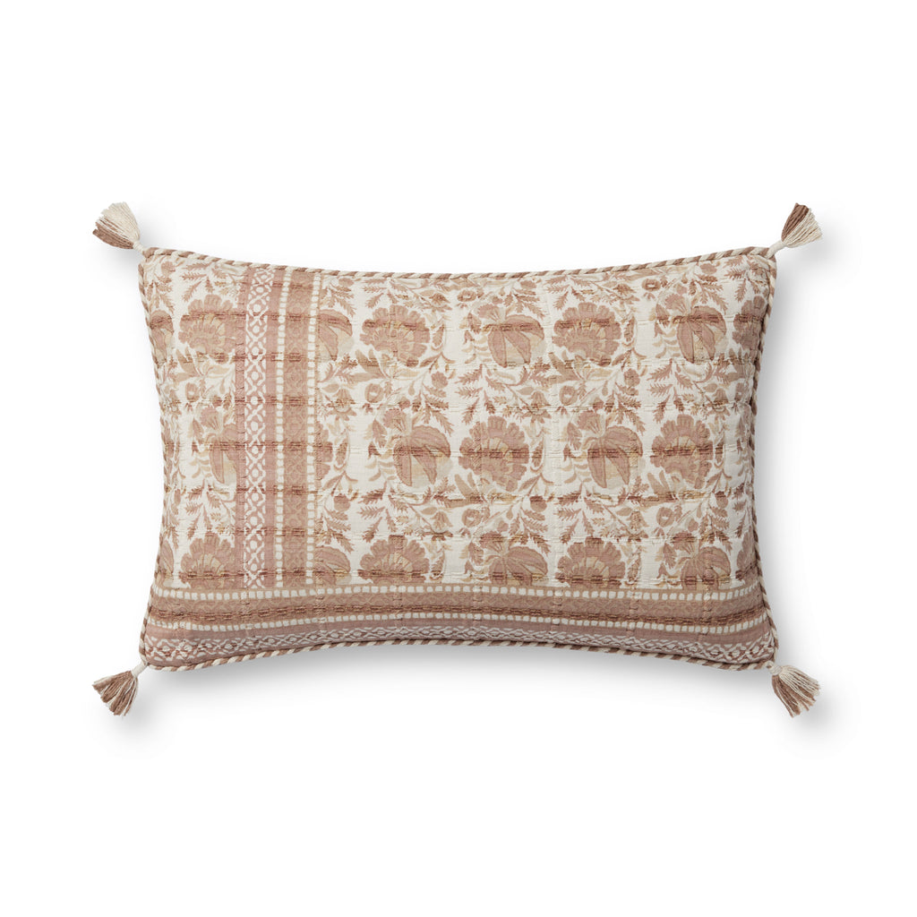 Loloi PLL0117 Blush / Ivory 13" x 21" Pillow