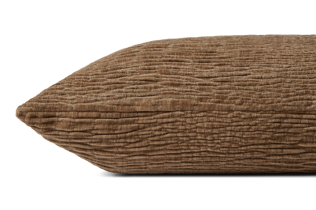 Loloi PLL0097 Textured Polyester Lumbar Throw Pillow
