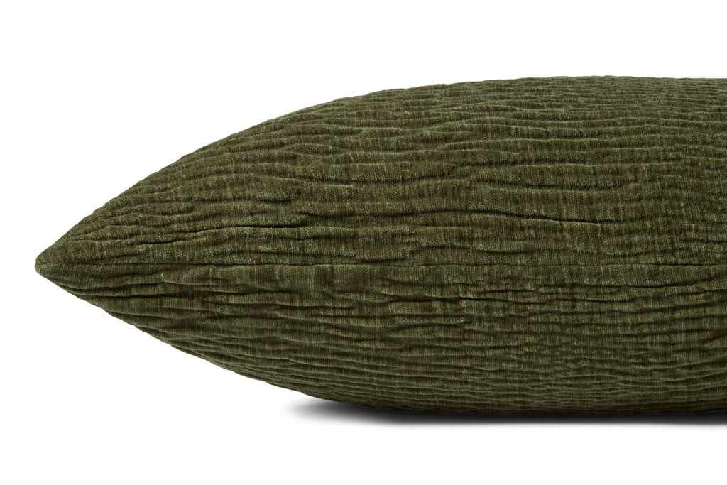 Loloi PLL0097 Textured Polyester Lumbar Throw Pillow