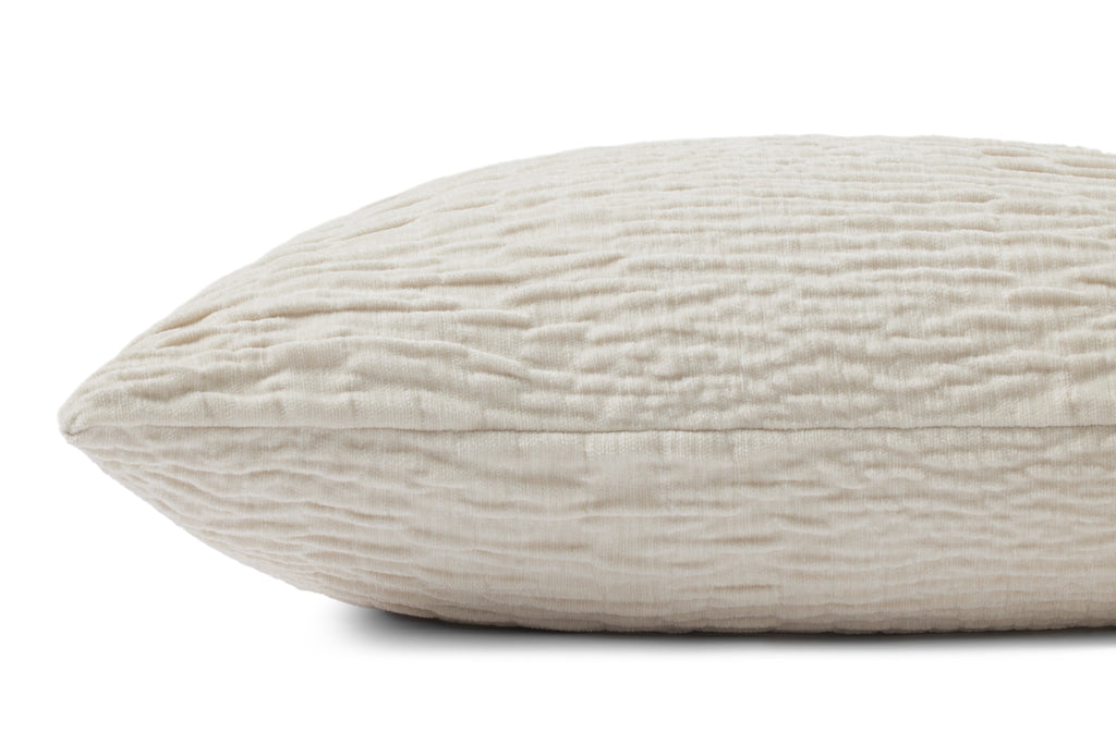 Loloi PLL0097 Textured Polyester Lumbar Throw Pillow