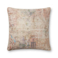 Loloi PLL0011 Beige / Multi 22" x 22" Pillow
