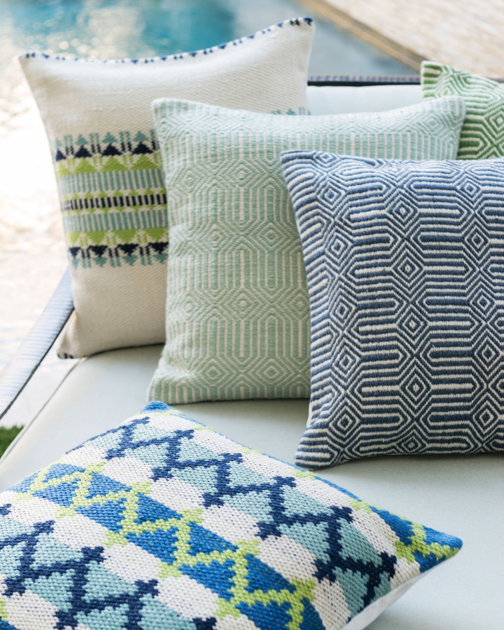 Loloi P0339 Hand-Woven Decorative Throw Pillow