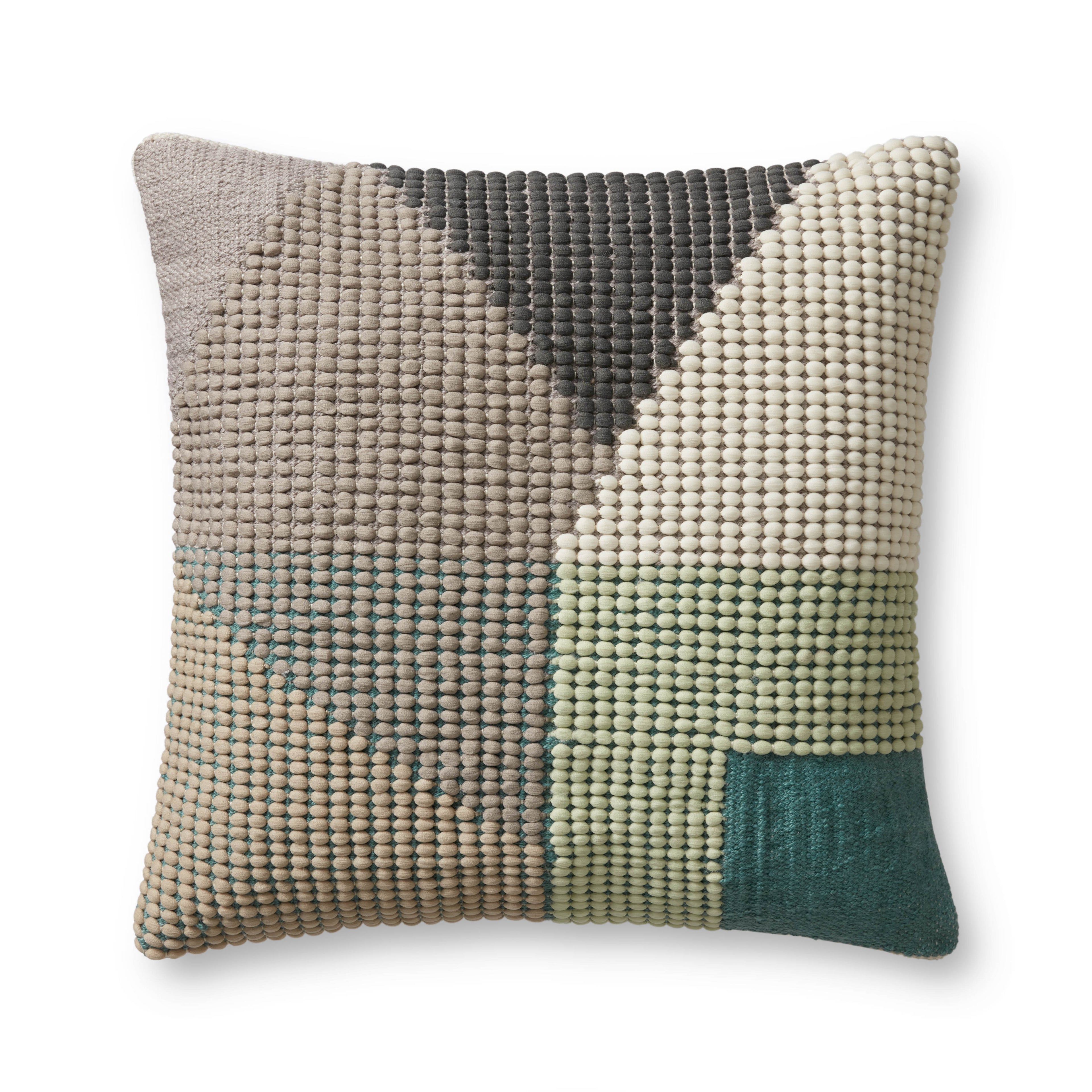 Loloi P0504 Teal / Multi 22" x 22" Pillow
