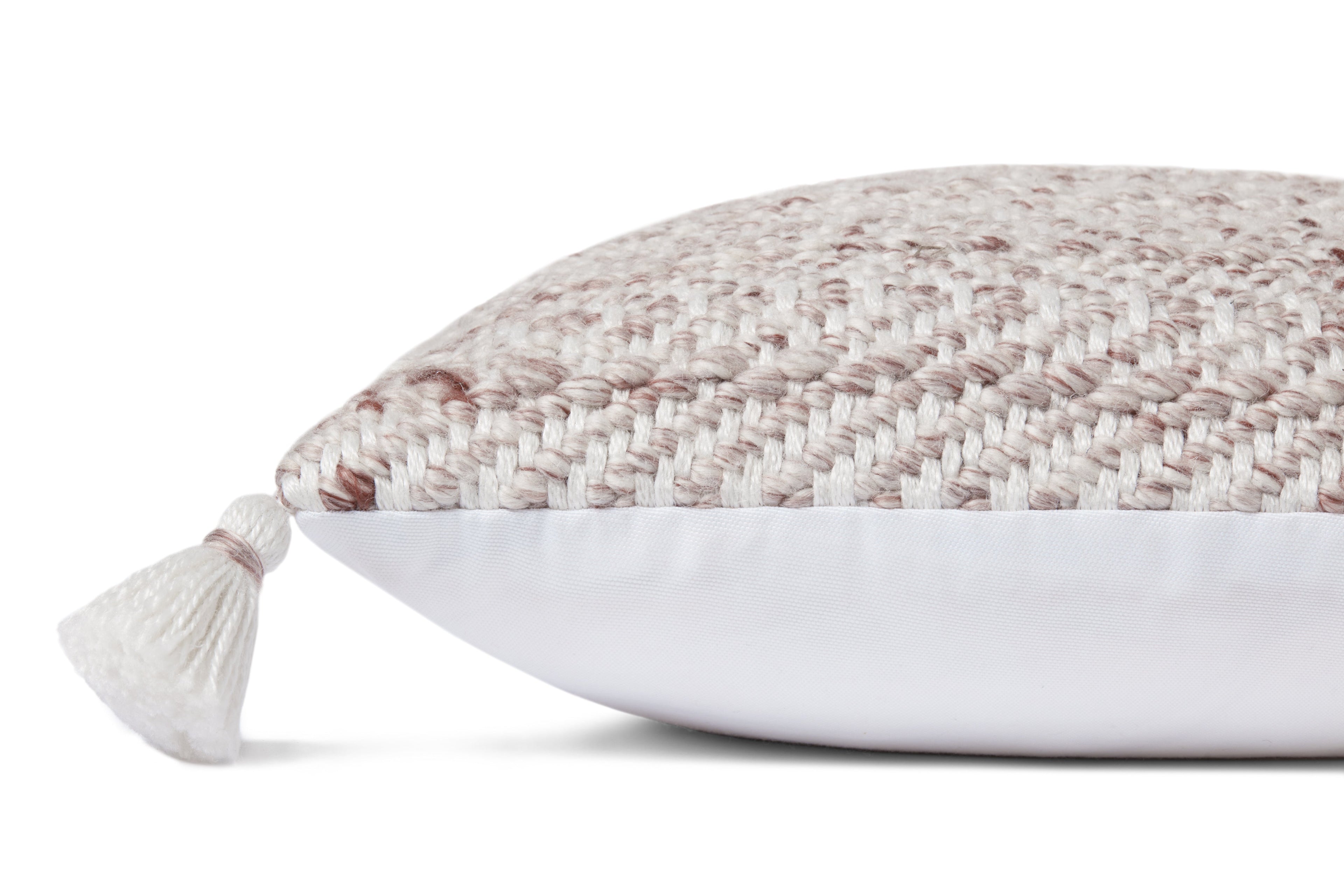 Loloi PLL0068 Blush / Natural 18 " x 18" Pillow