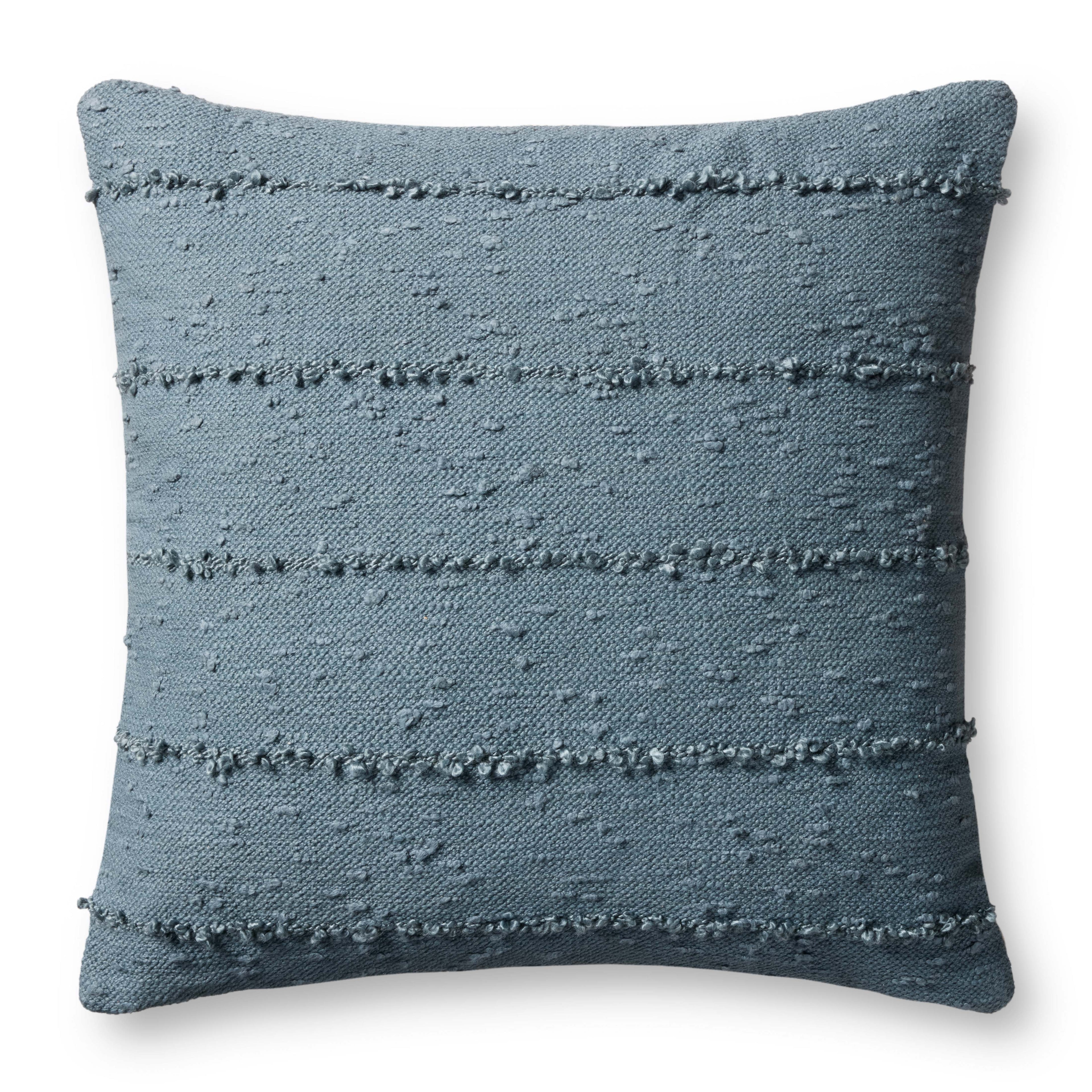 Loloi PLL0191 Striped Cotton & Polyester Throw Pillow