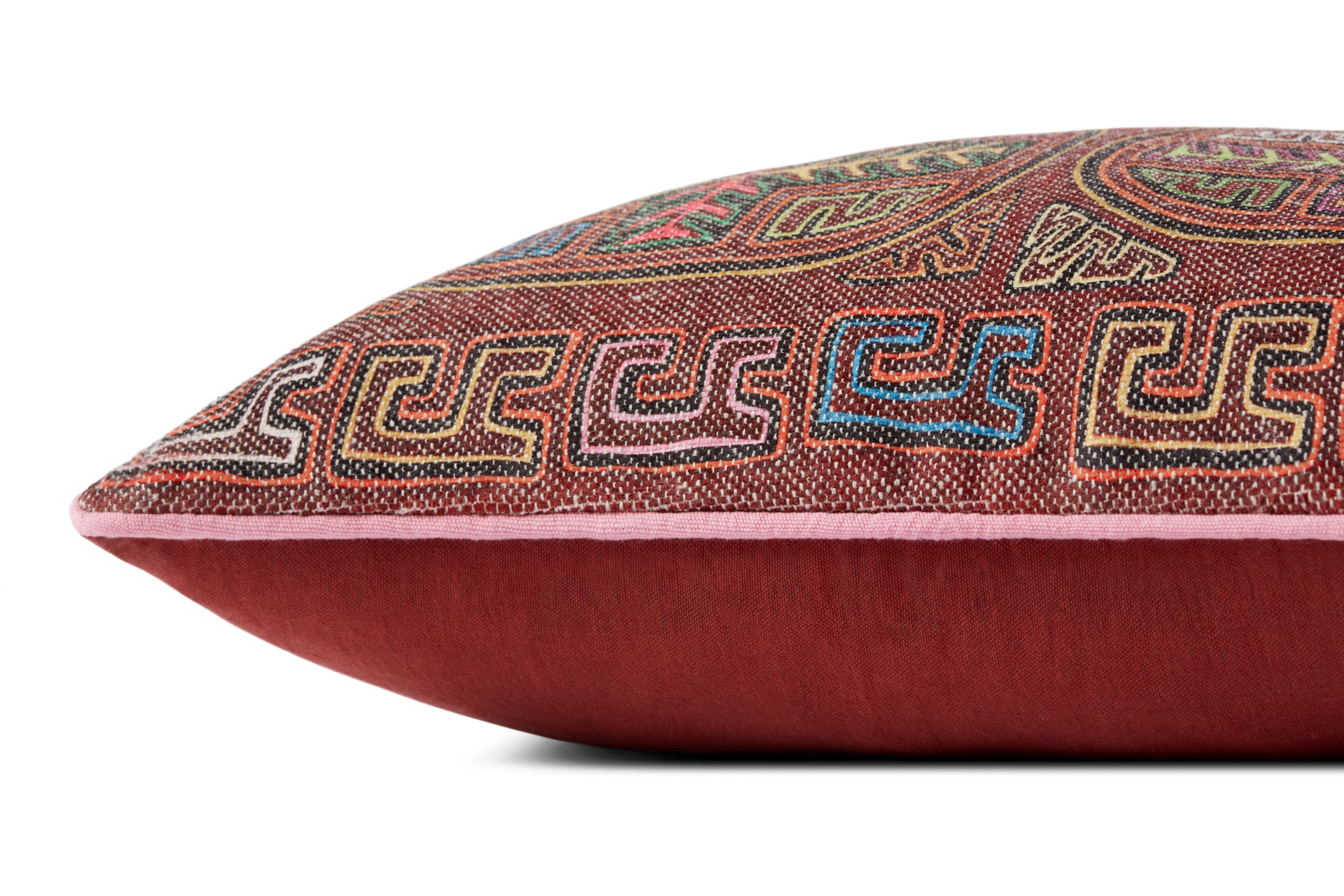 Loloi PLL0106 Berry / Multi 22" x 22" Pillow