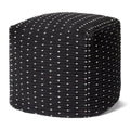Loloi LPF0039 Black 18" x 18" x 18" Cover Only Pillow