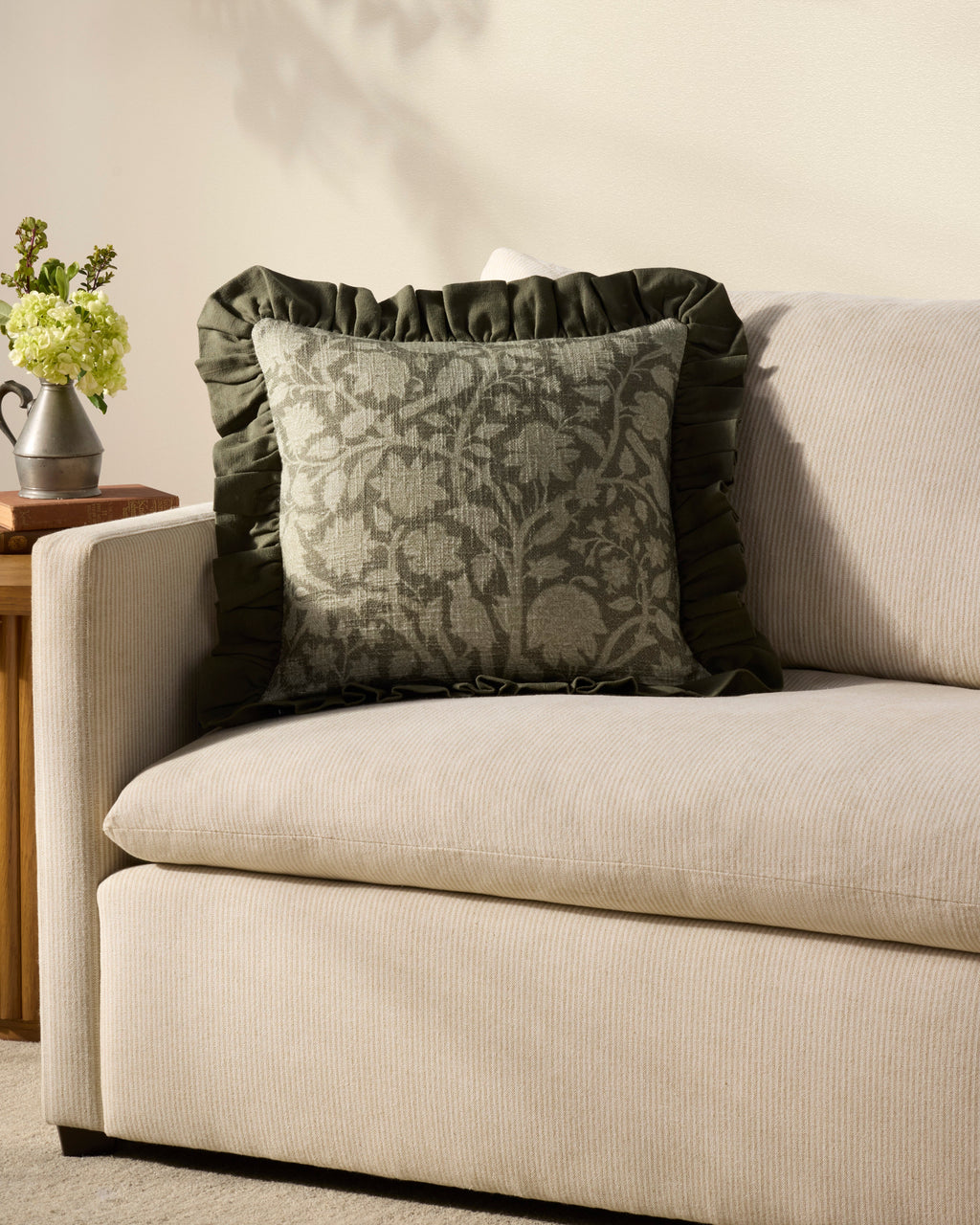 Chris Loves Julia x Loloi Kathleen 18" x 18" Pillow