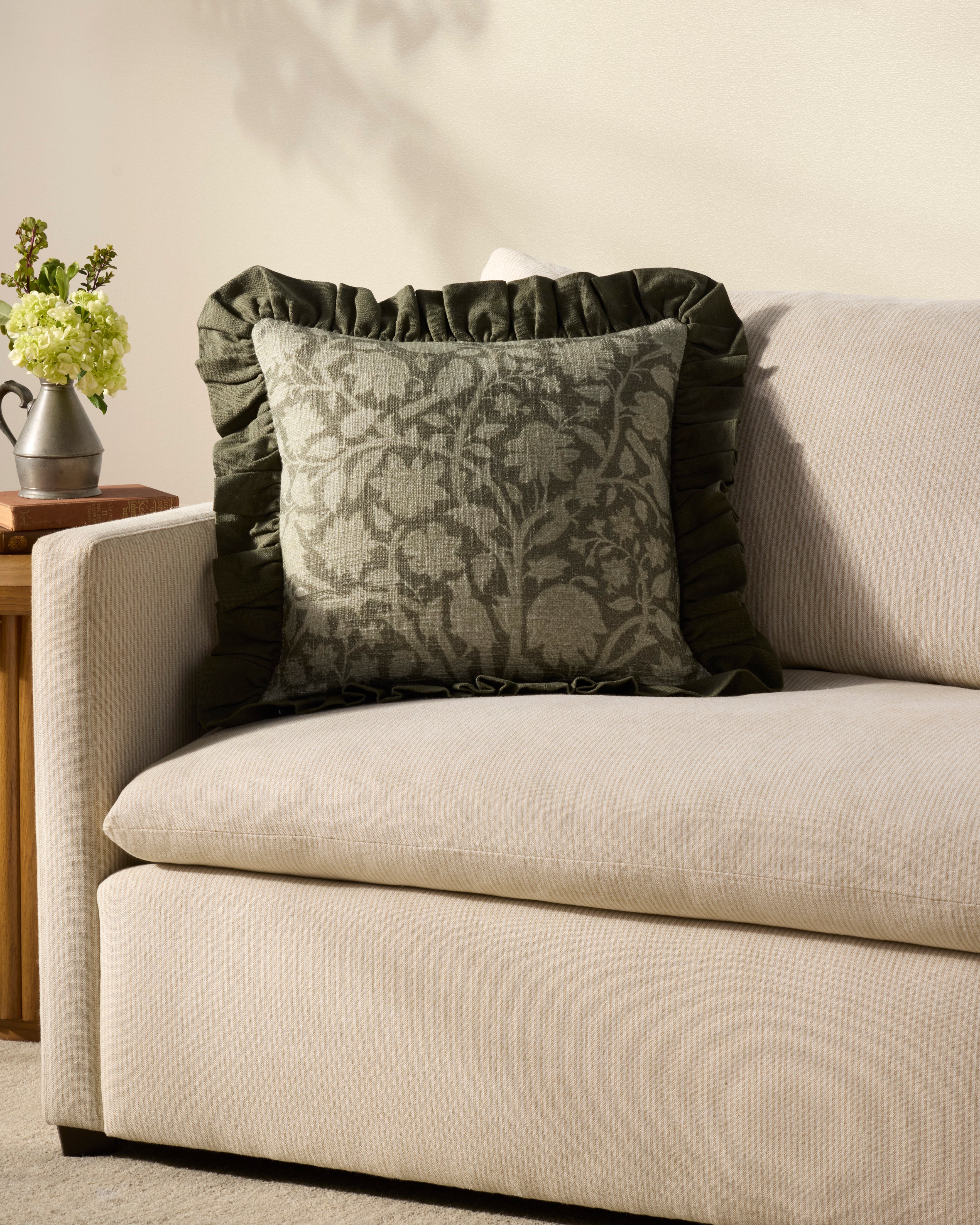 Chris Loves Julia x Loloi Kathleen 18" x 18" Pillow